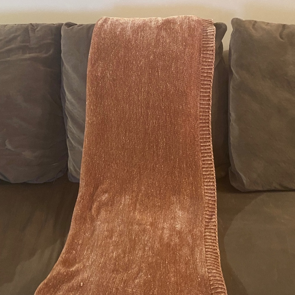 West Elm Luxe Chenille Throw
